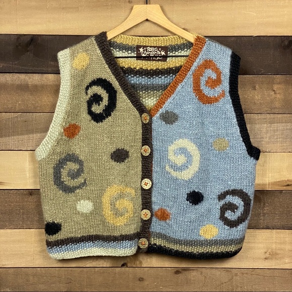 Tara Handknits Vintage Wool Vest - Picture 1 of 5